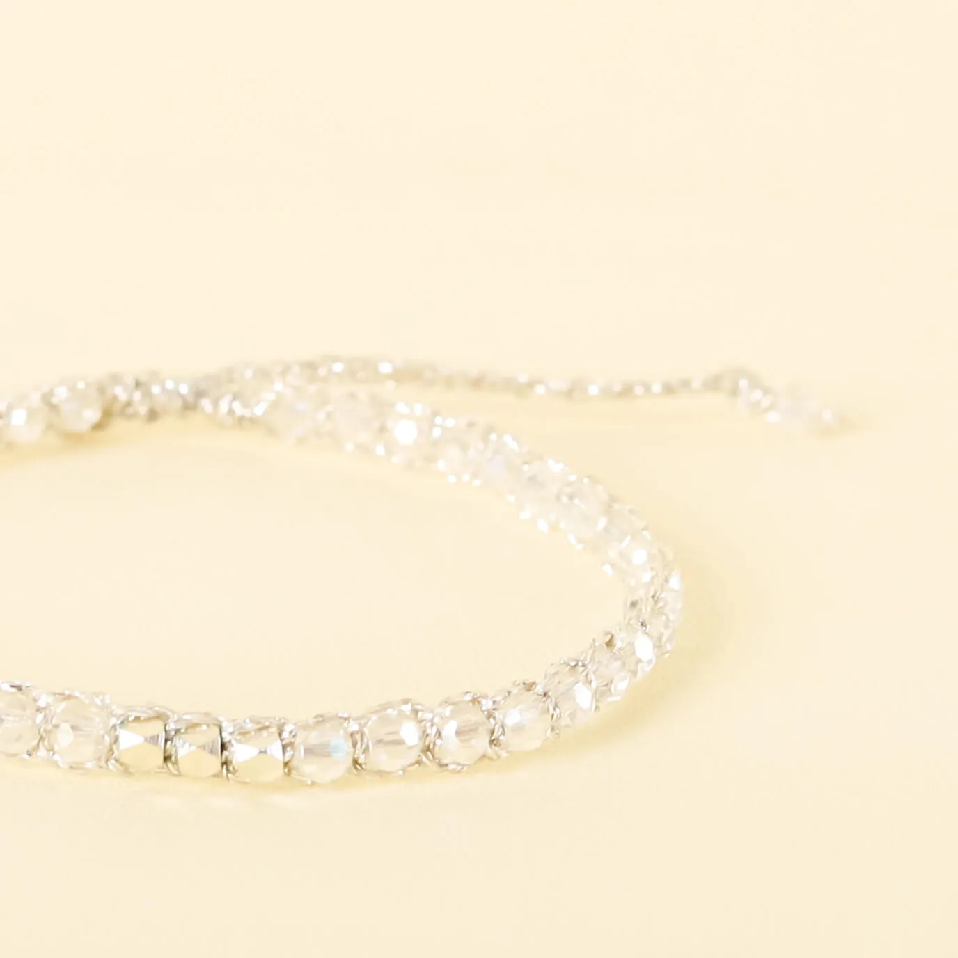 Clear Crystal Kid Bracelet