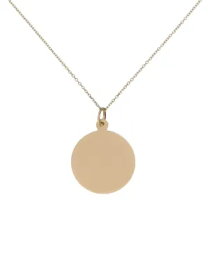 Coin Necklace 14K