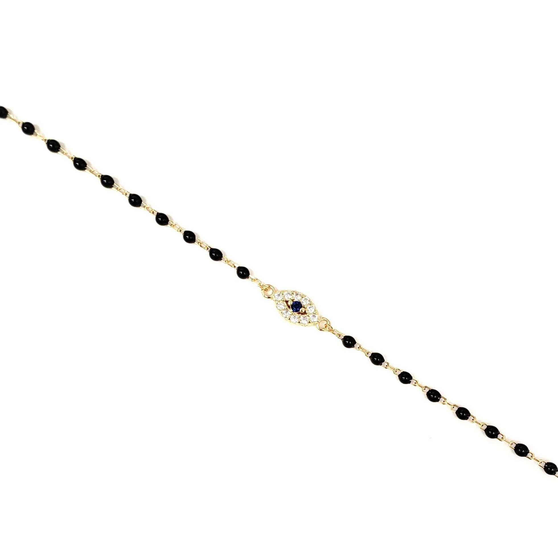 Color Mini Beads Long Eye Bracelet