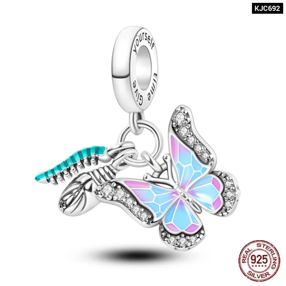 Colourful Sterling Silver Charms for Pandora Bracelets