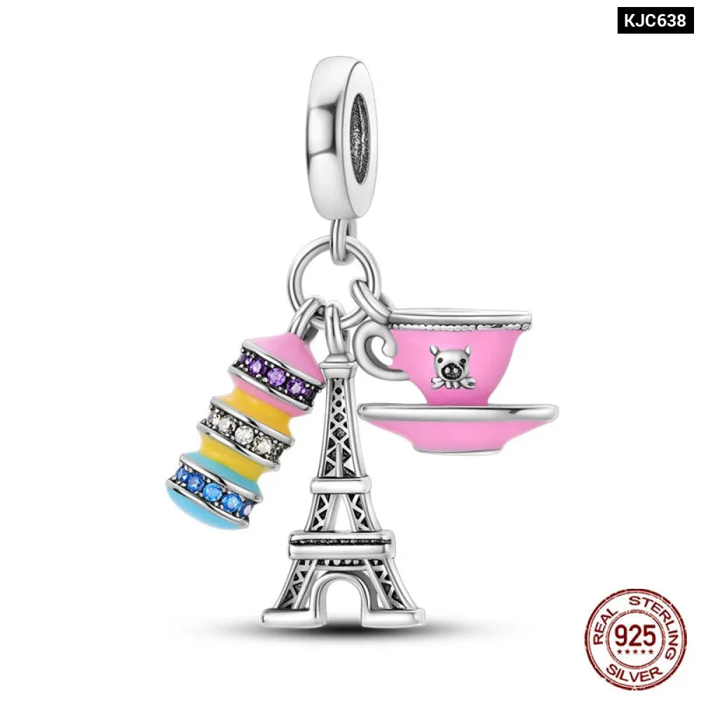 Colourful Sterling Silver Charms for Pandora Bracelets