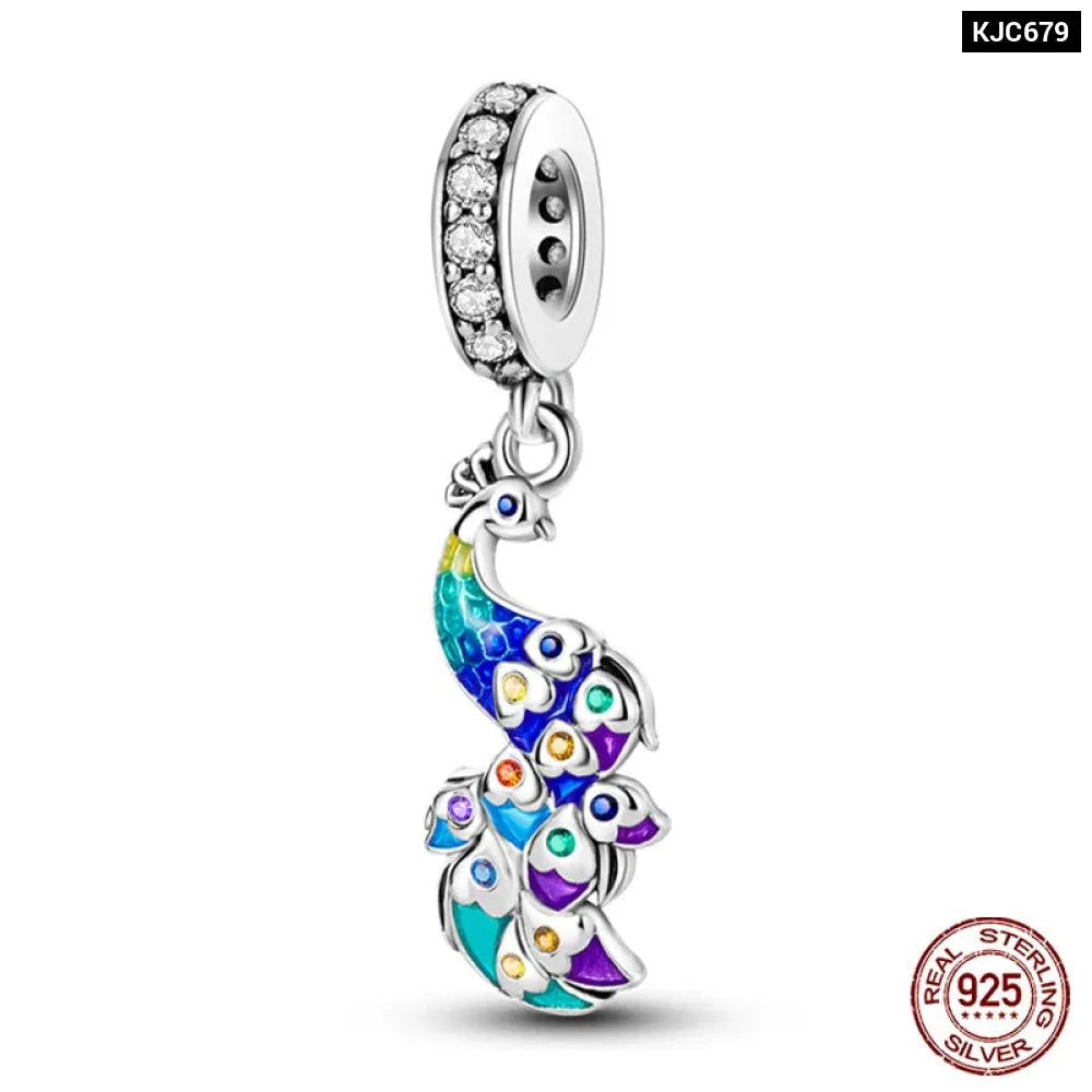 Colourful Sterling Silver Charms for Pandora Bracelets