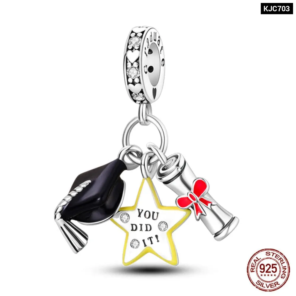 Colourful Sterling Silver Charms for Pandora Bracelets