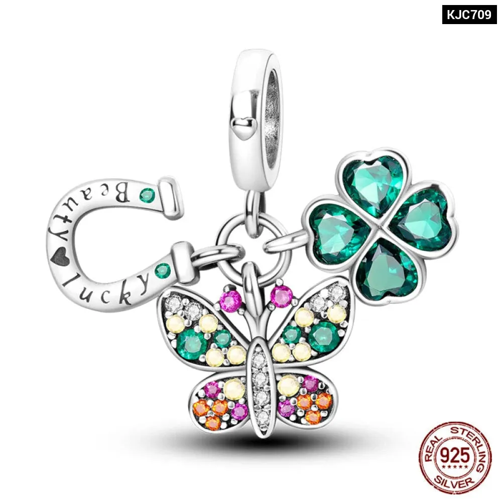 Colourful Sterling Silver Charms for Pandora Bracelets
