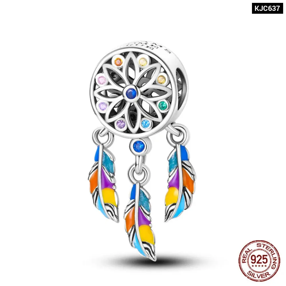 Colourful Sterling Silver Charms for Pandora Bracelets