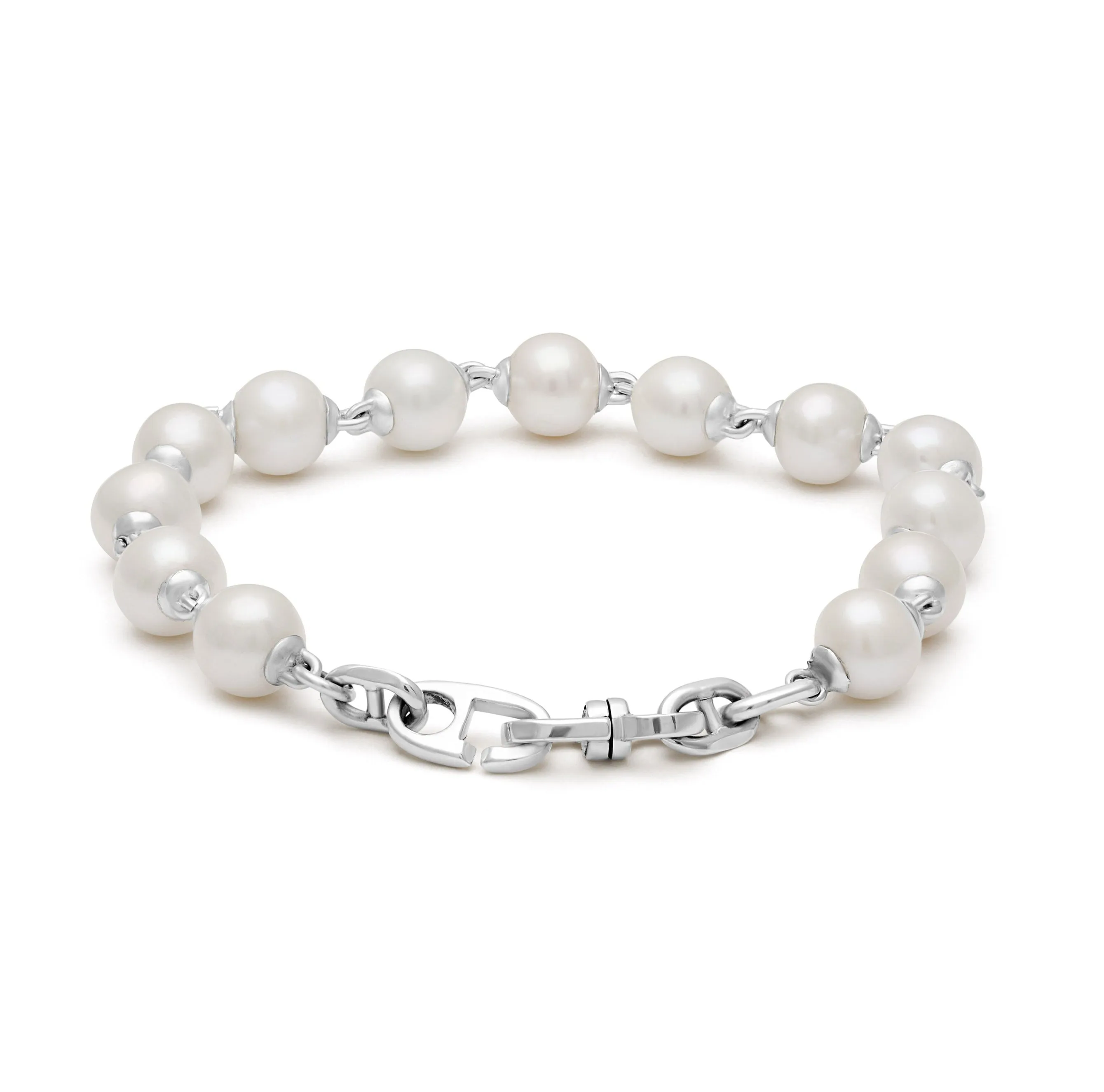 Consi Bracelet  | White Pearl | Sterling Silver