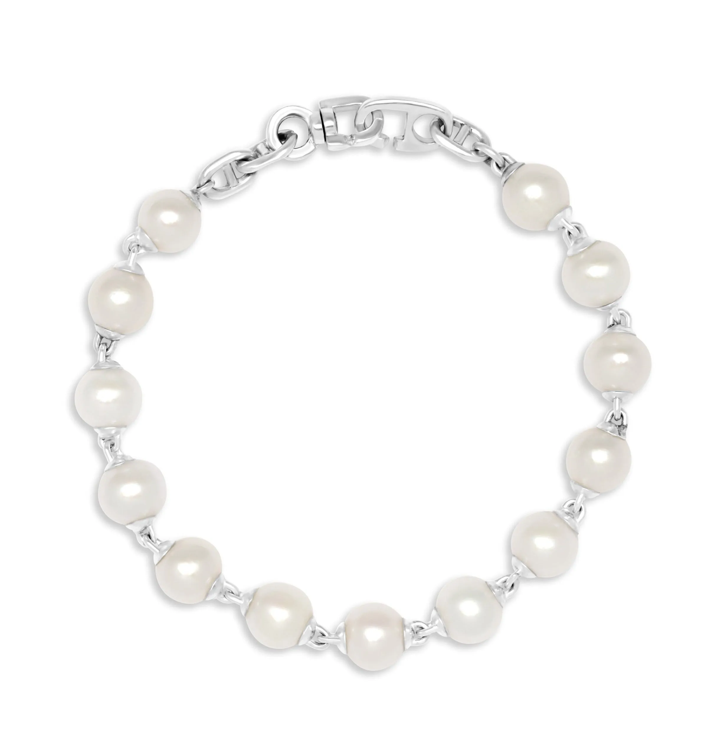 Consi Bracelet  | White Pearl | Sterling Silver