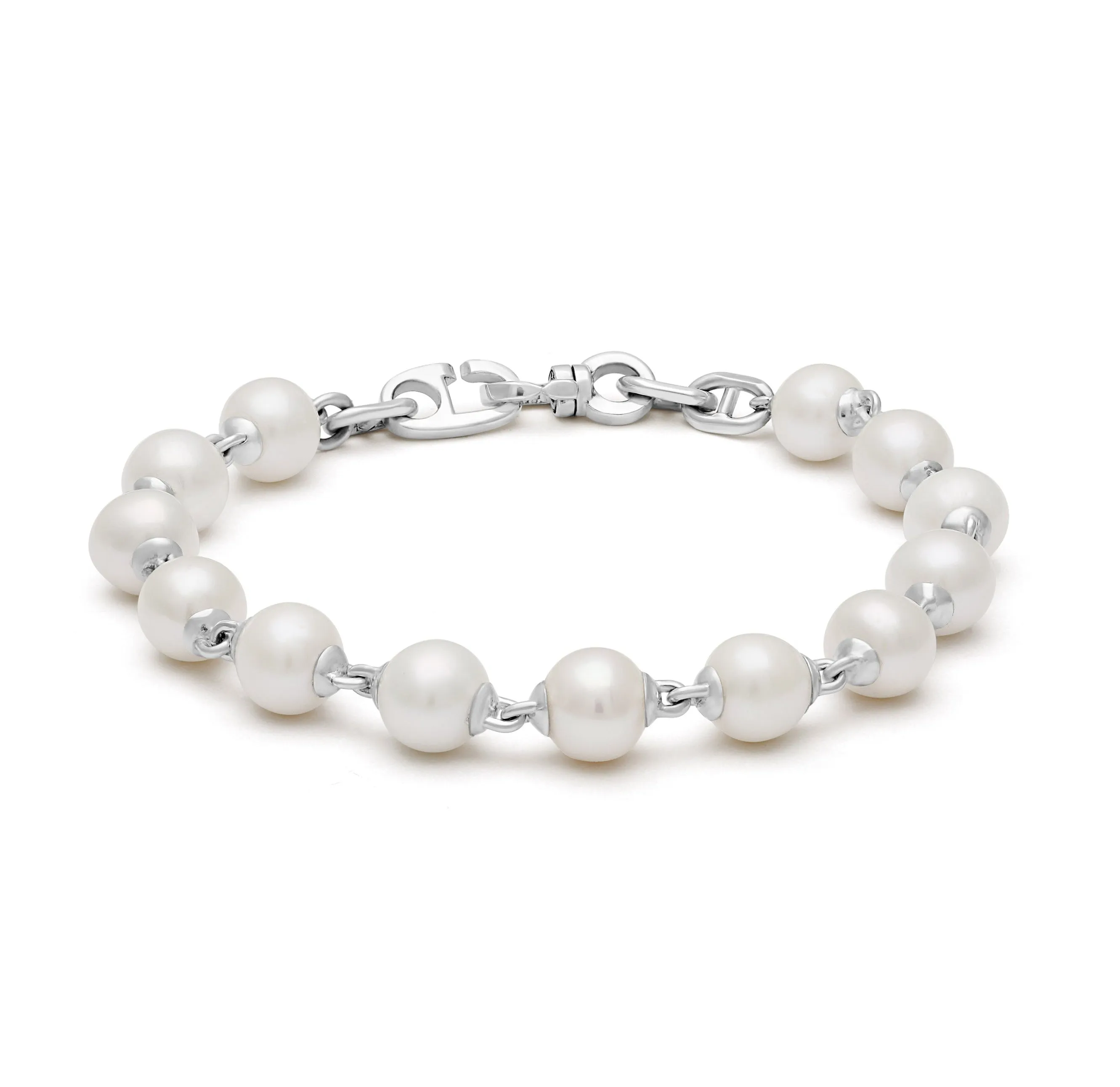 Consi Bracelet  | White Pearl | Sterling Silver