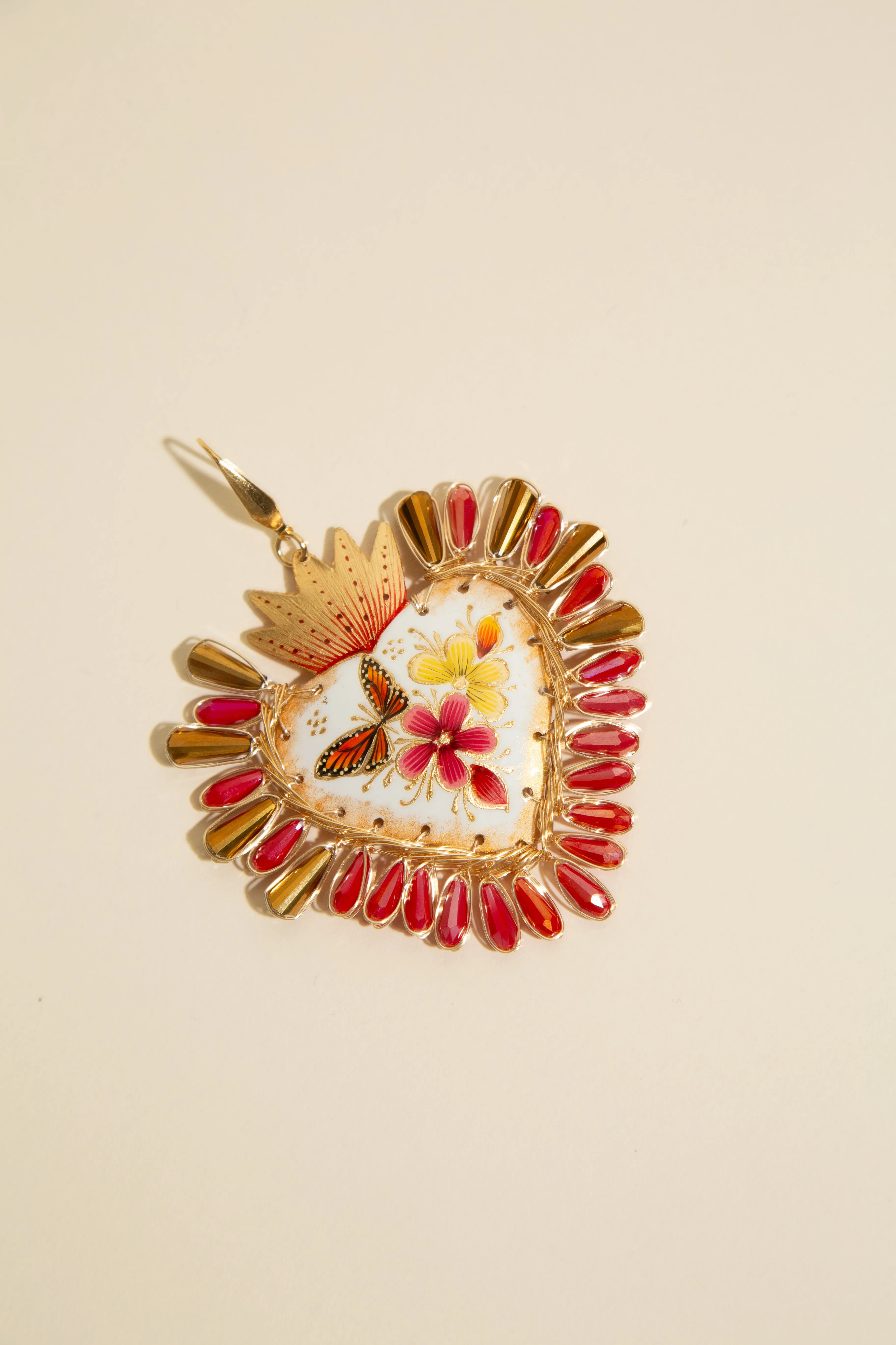 Corazón Drop Earrings