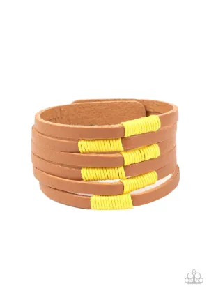 Country Colors Yellow Paparazzi Bracelet