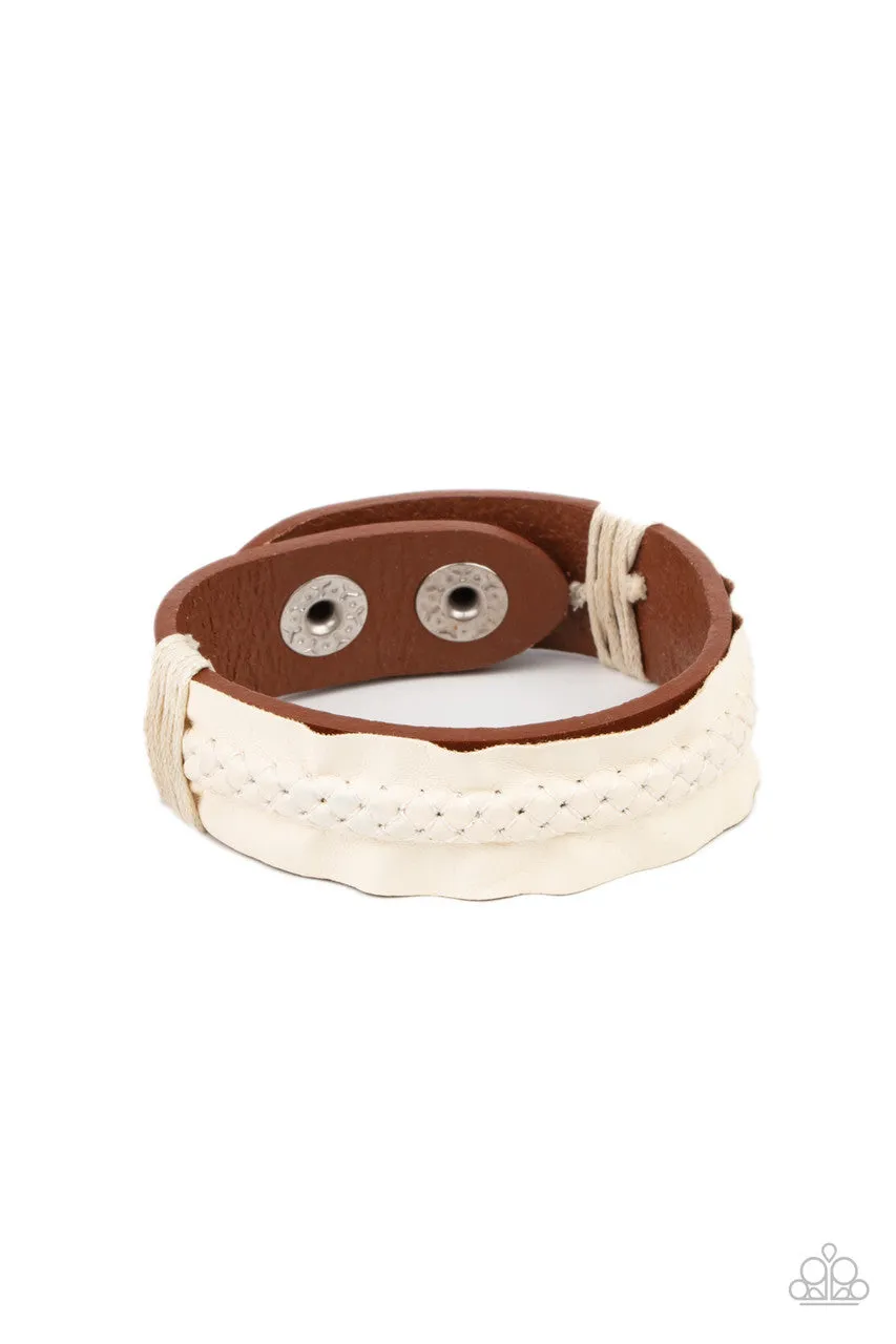 Country Craft Time Brown Paparazzi Bracelet