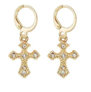 Cross Dangle Earrings