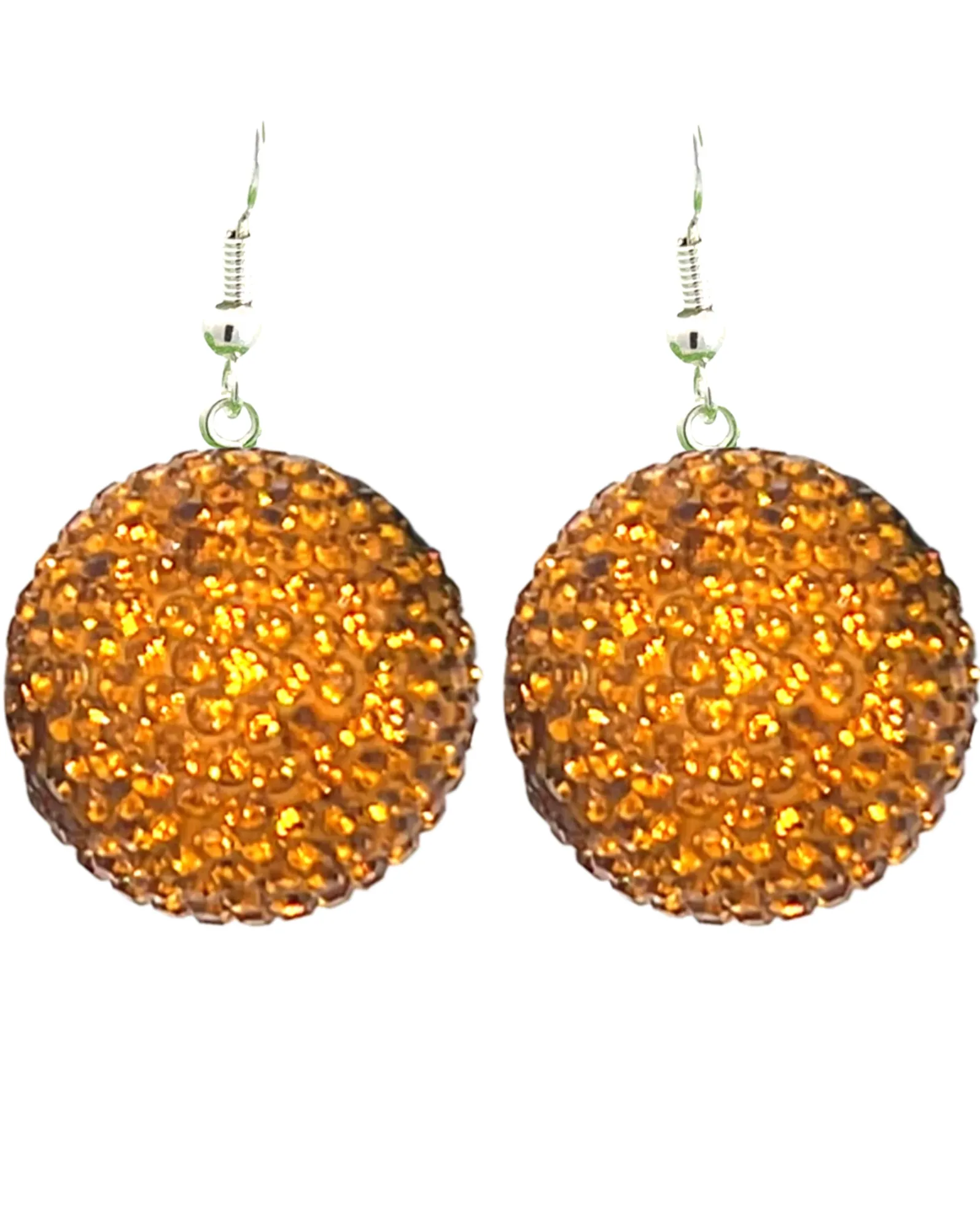 Crystal Sphere Statement Earrings