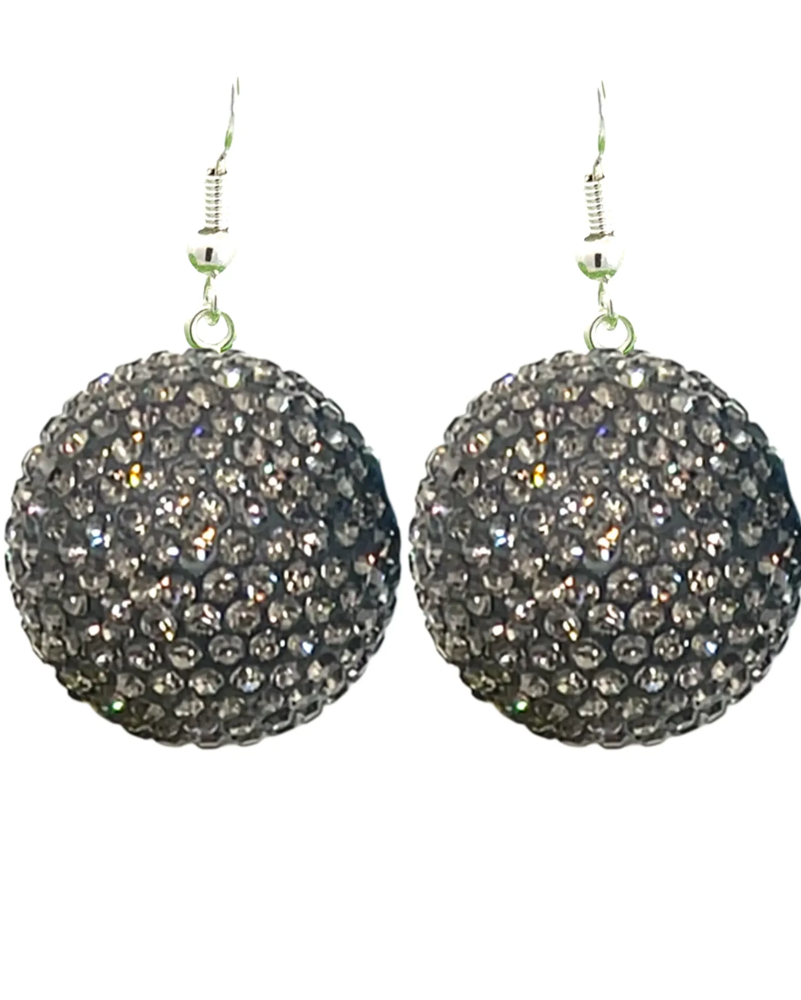 Crystal Sphere Statement Earrings