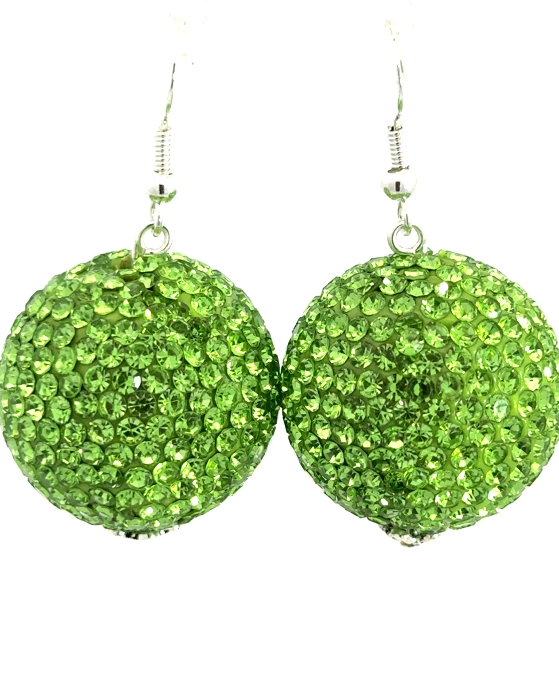 Crystal Sphere Statement Earrings