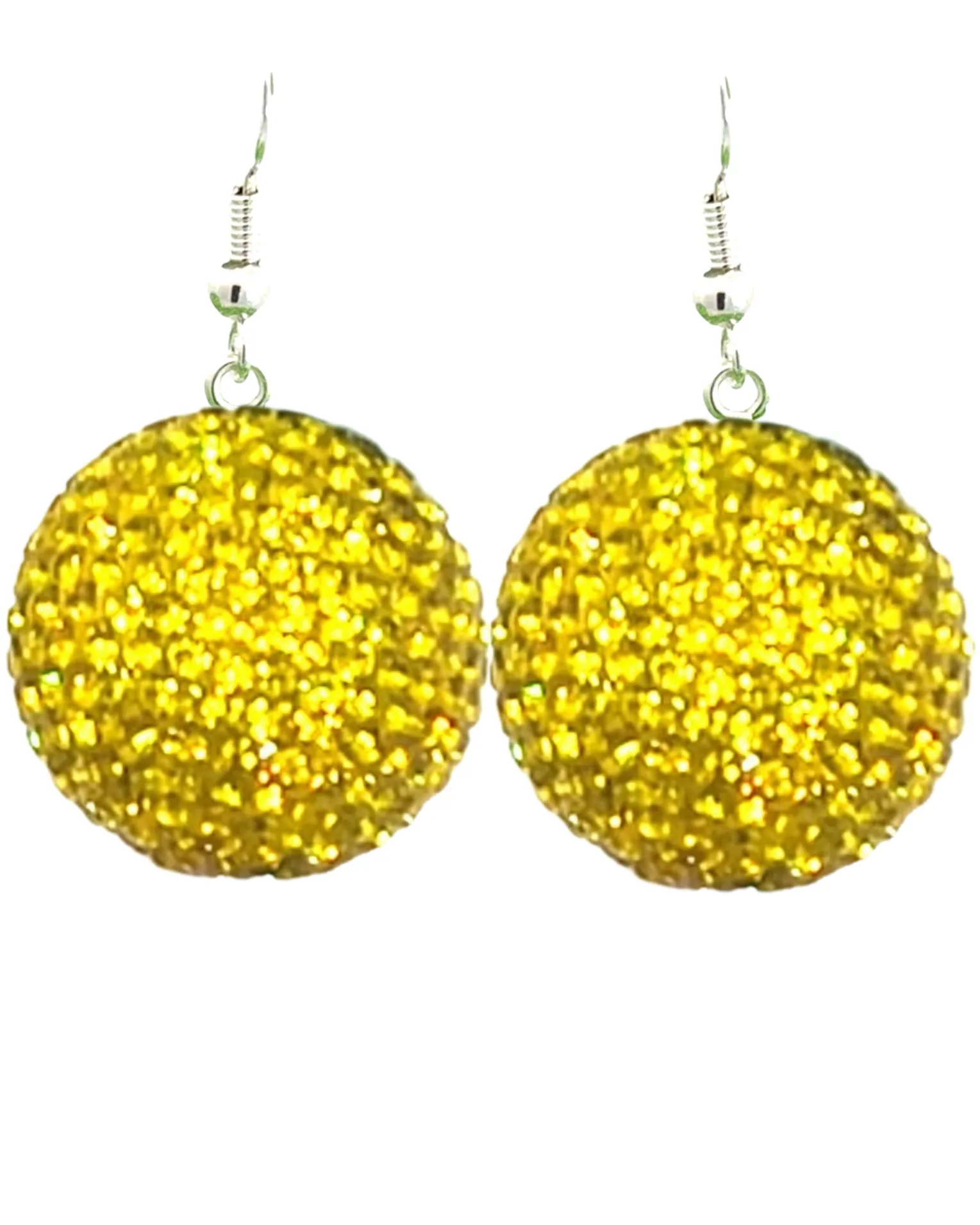 Crystal Sphere Statement Earrings