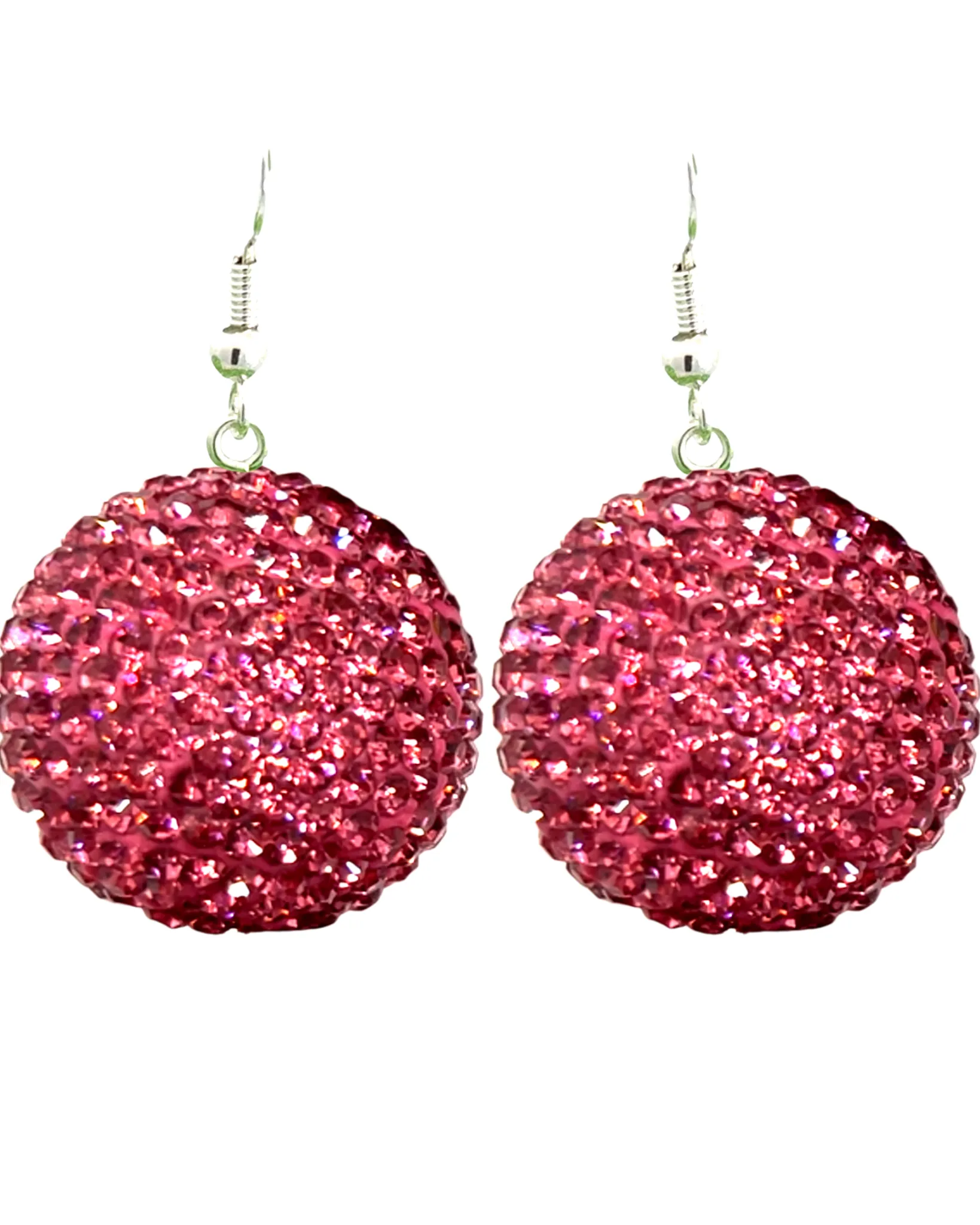 Crystal Sphere Statement Earrings