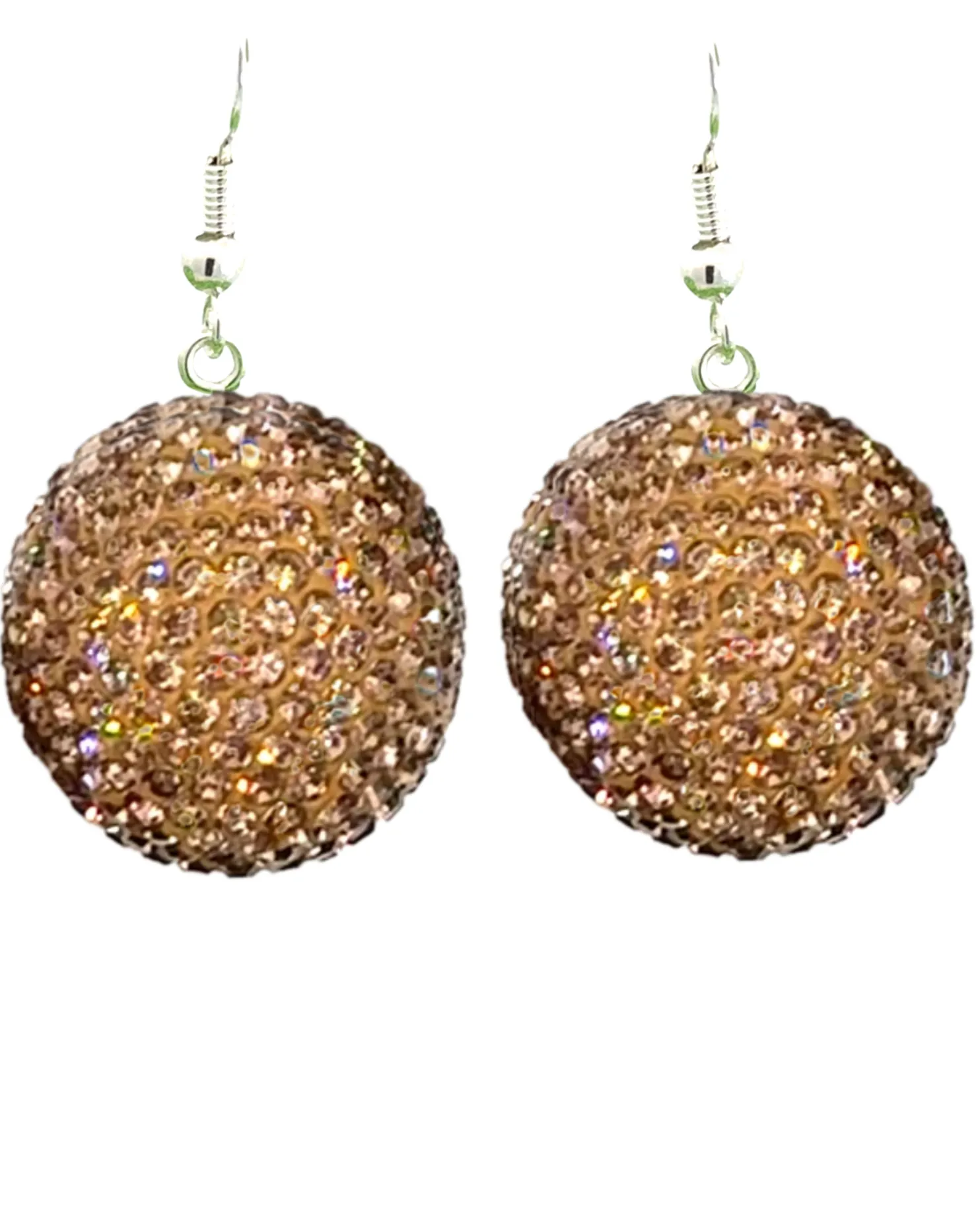 Crystal Sphere Statement Earrings