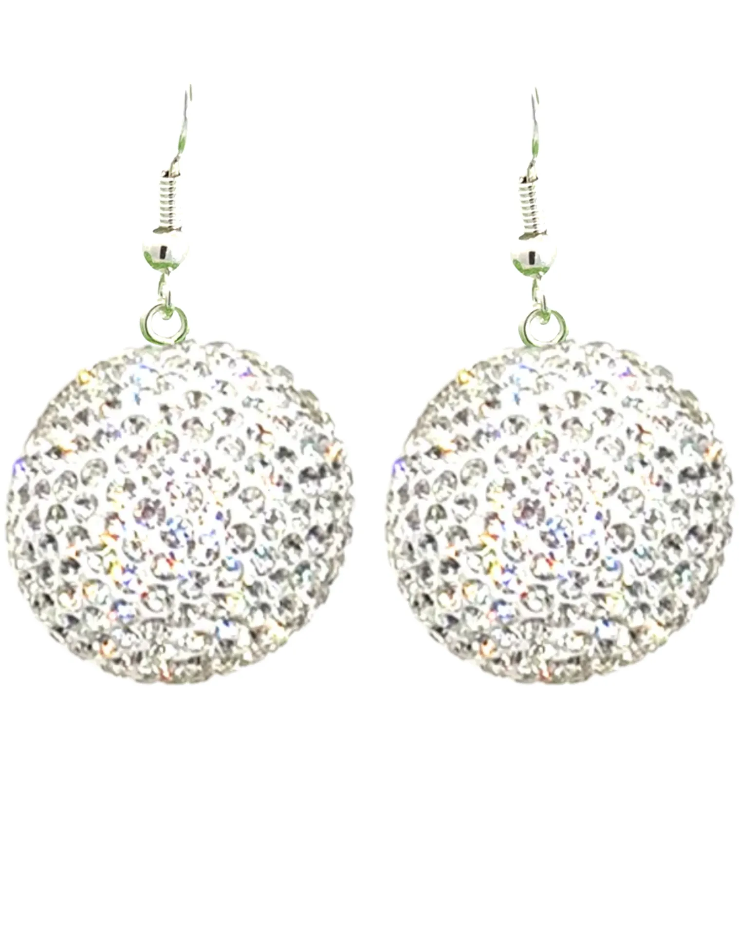 Crystal Sphere Statement Earrings