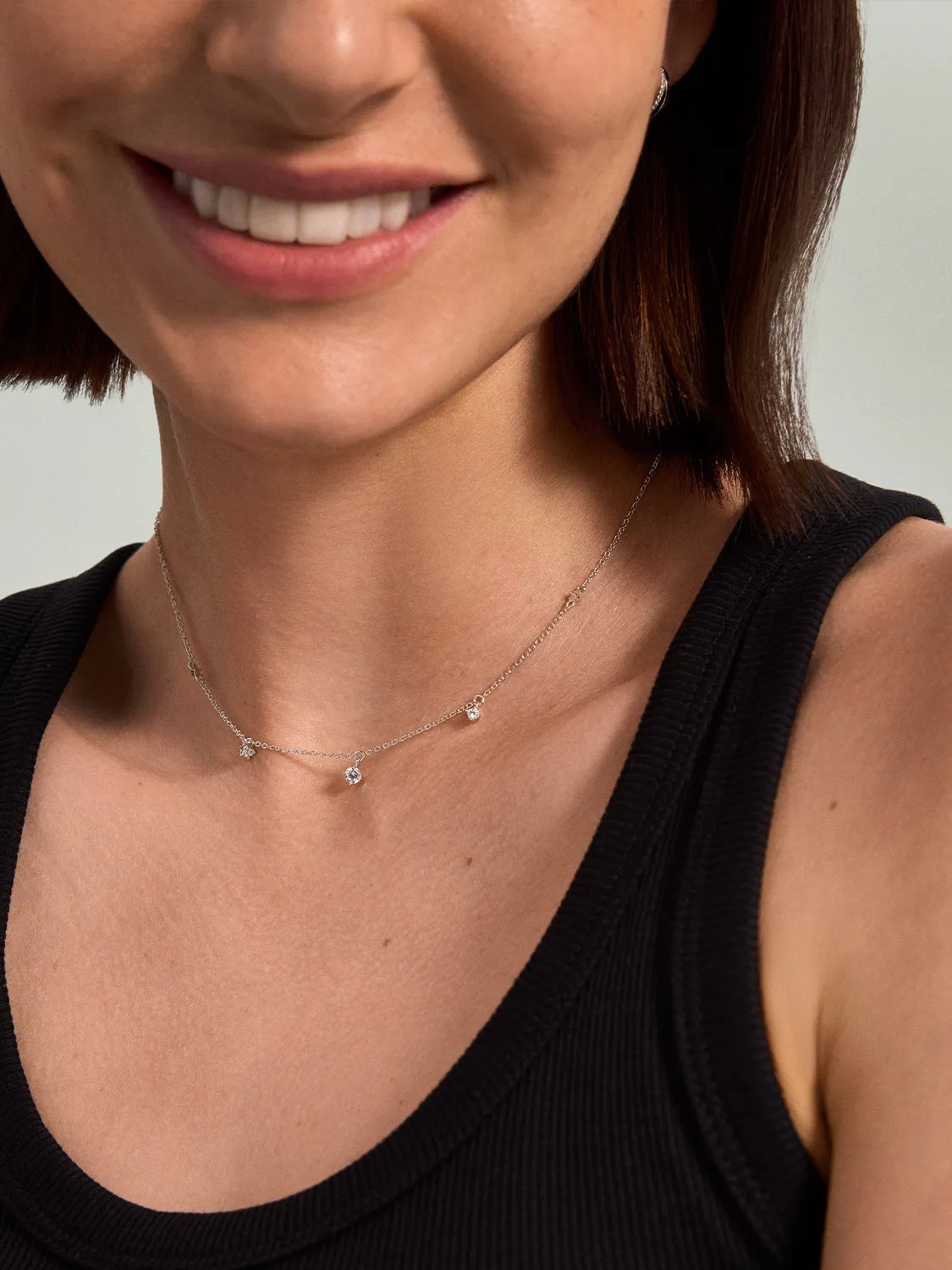 Crystal Strand Necklace