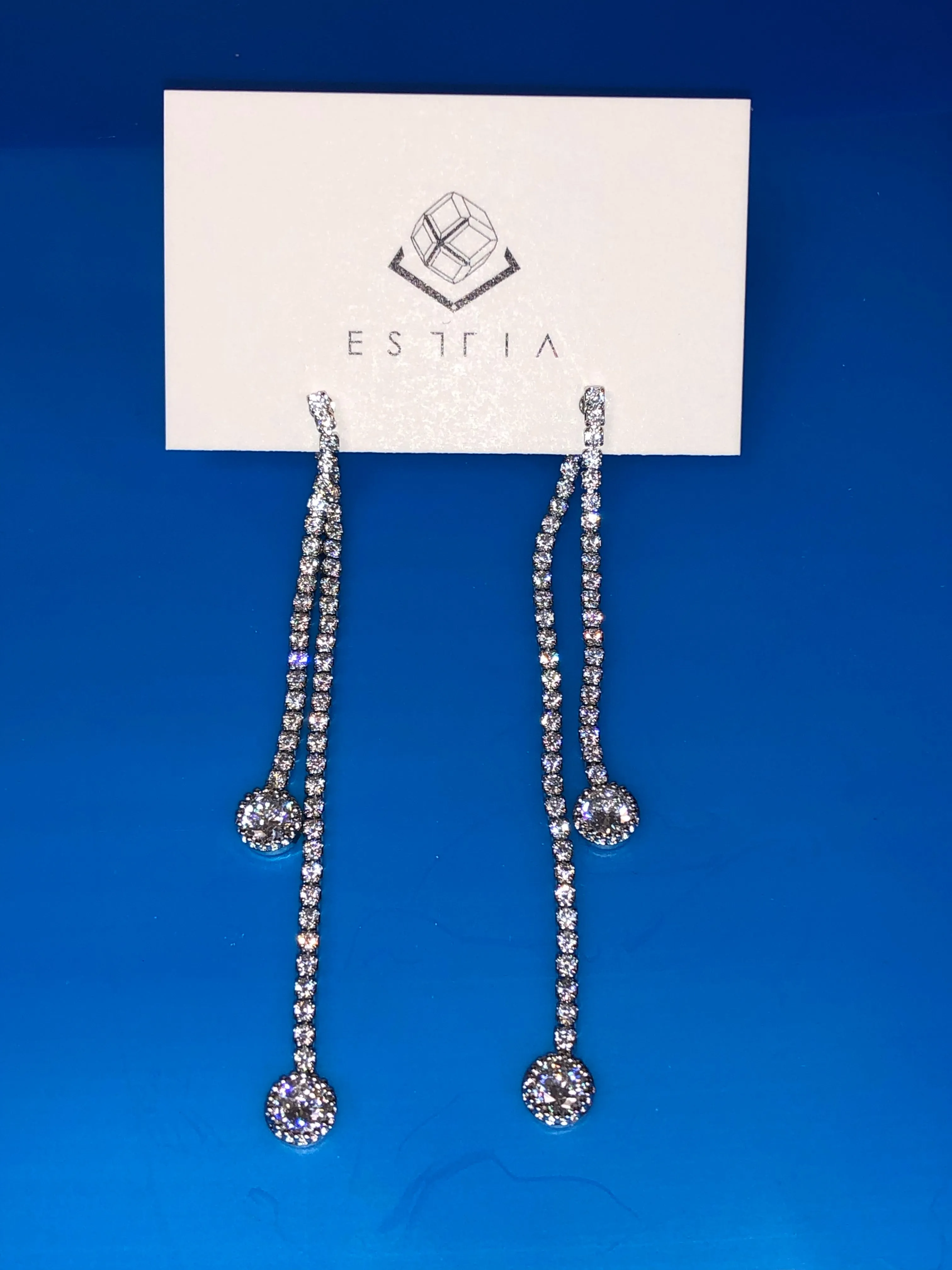 CUBIC DROP EARRING