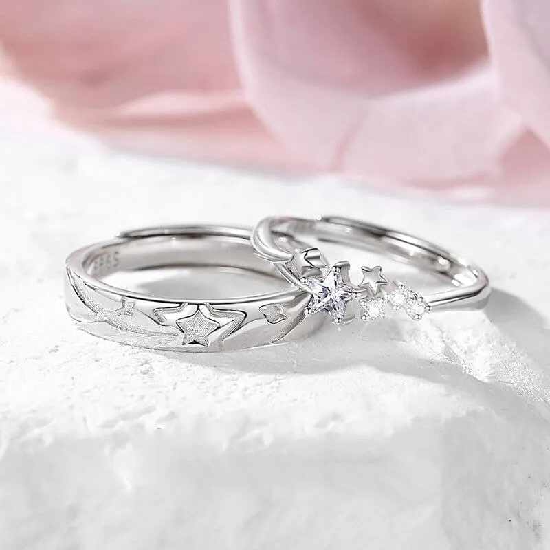 CZ Stars Matching Rings