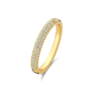 De la Paix Laure 14 Karat gold ring with diamond 0.22 carat
