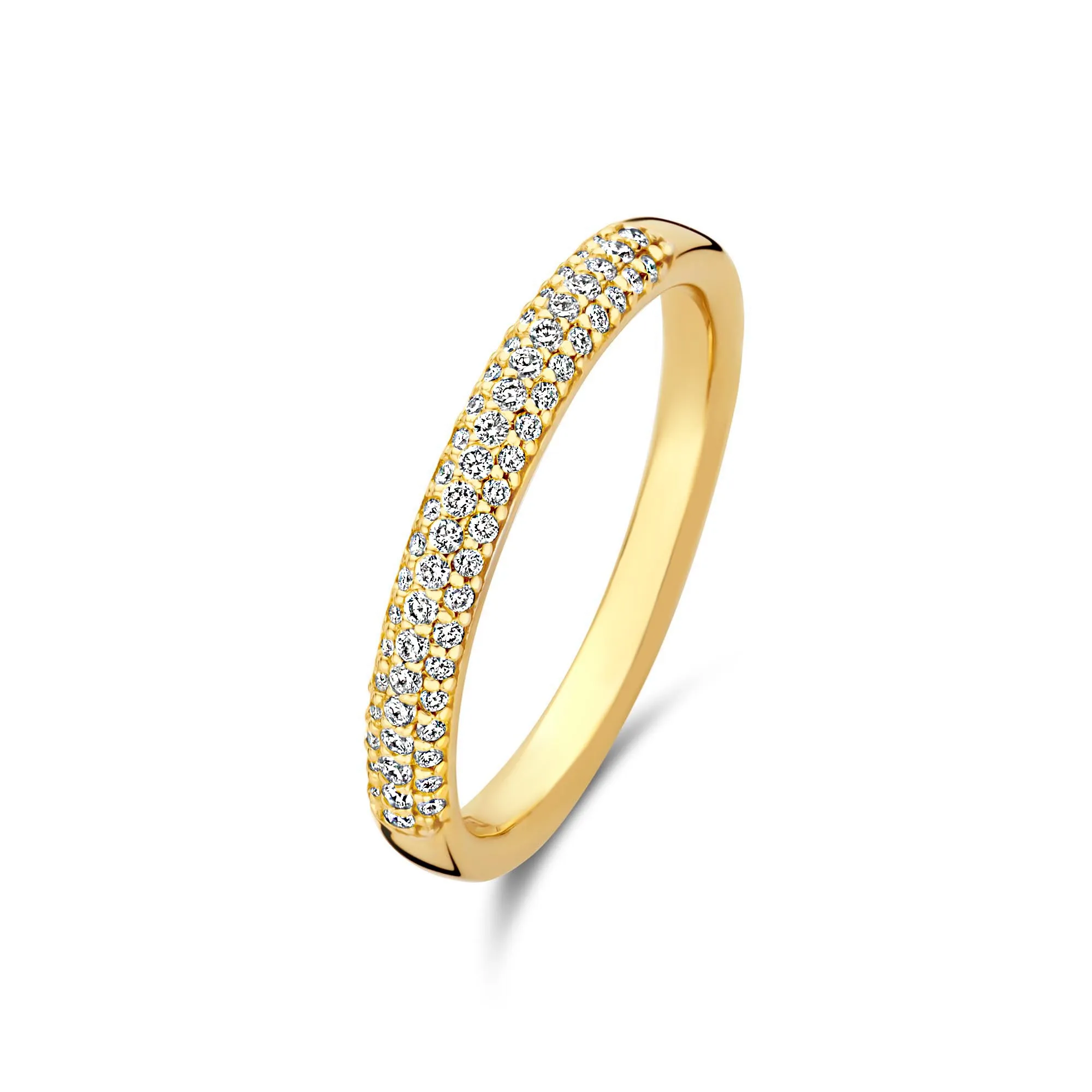 De la Paix Laure 14 Karat gold ring with diamond 0.22 carat