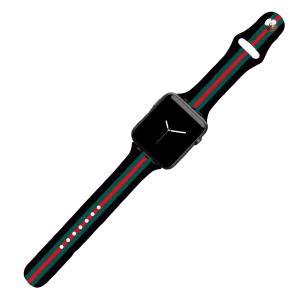 Designer Stripe Black Watch Bank