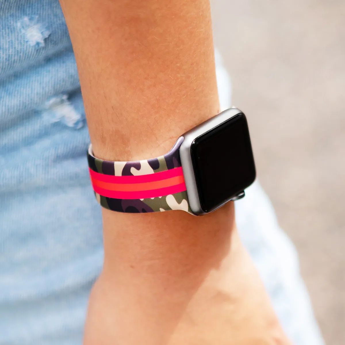 Designer Striper Camo Watch Bank