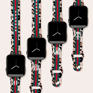 Designer Striper Leopard Watch Bank