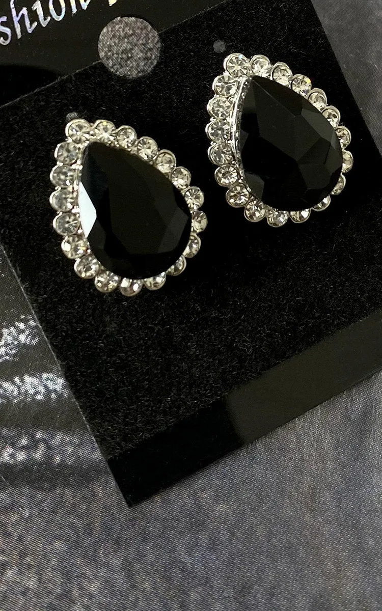 Diamante Drop Earrings