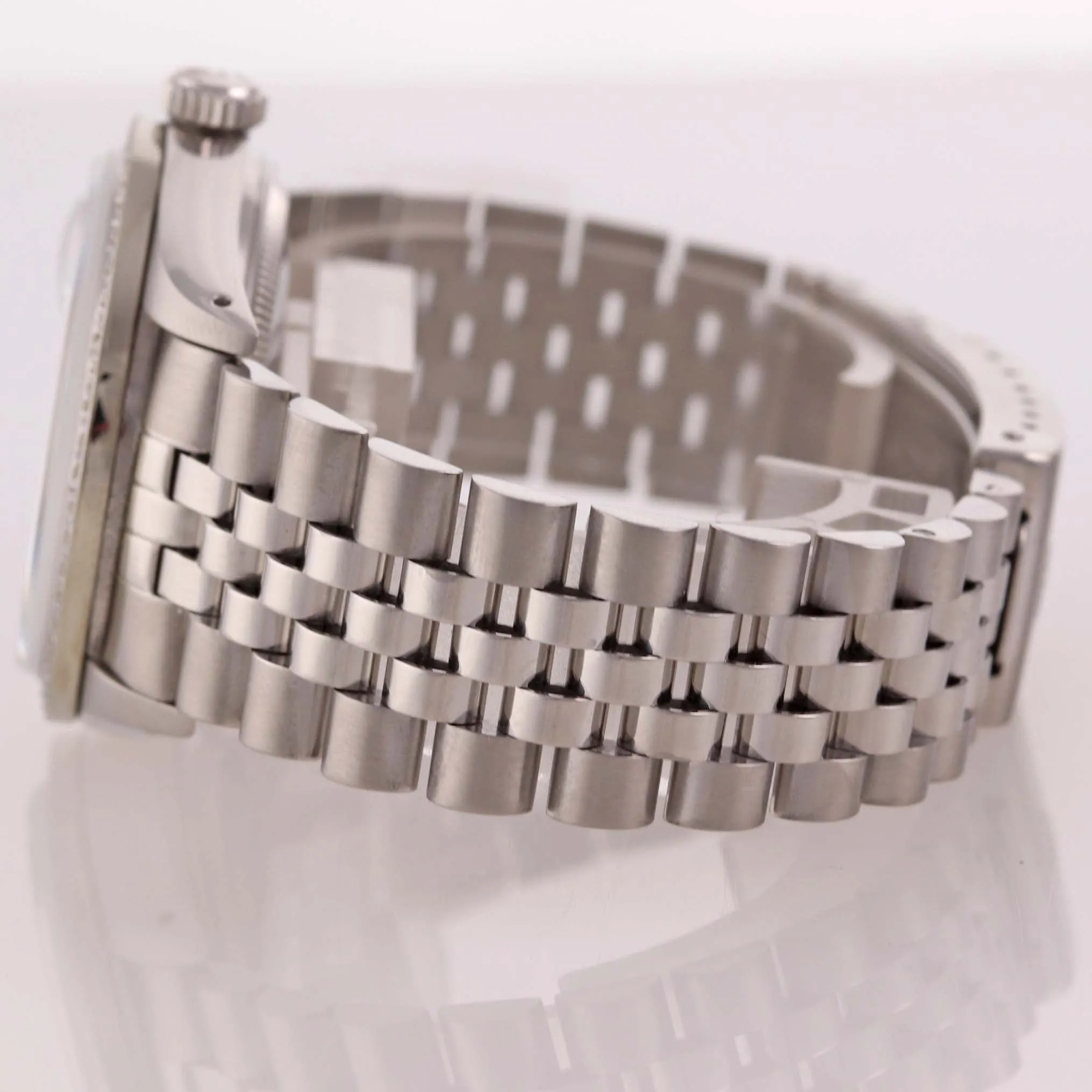 DIAMOND Bezel Rolex DateJust 36mm Stainless Steel & White Gold DIamond MOP Dial