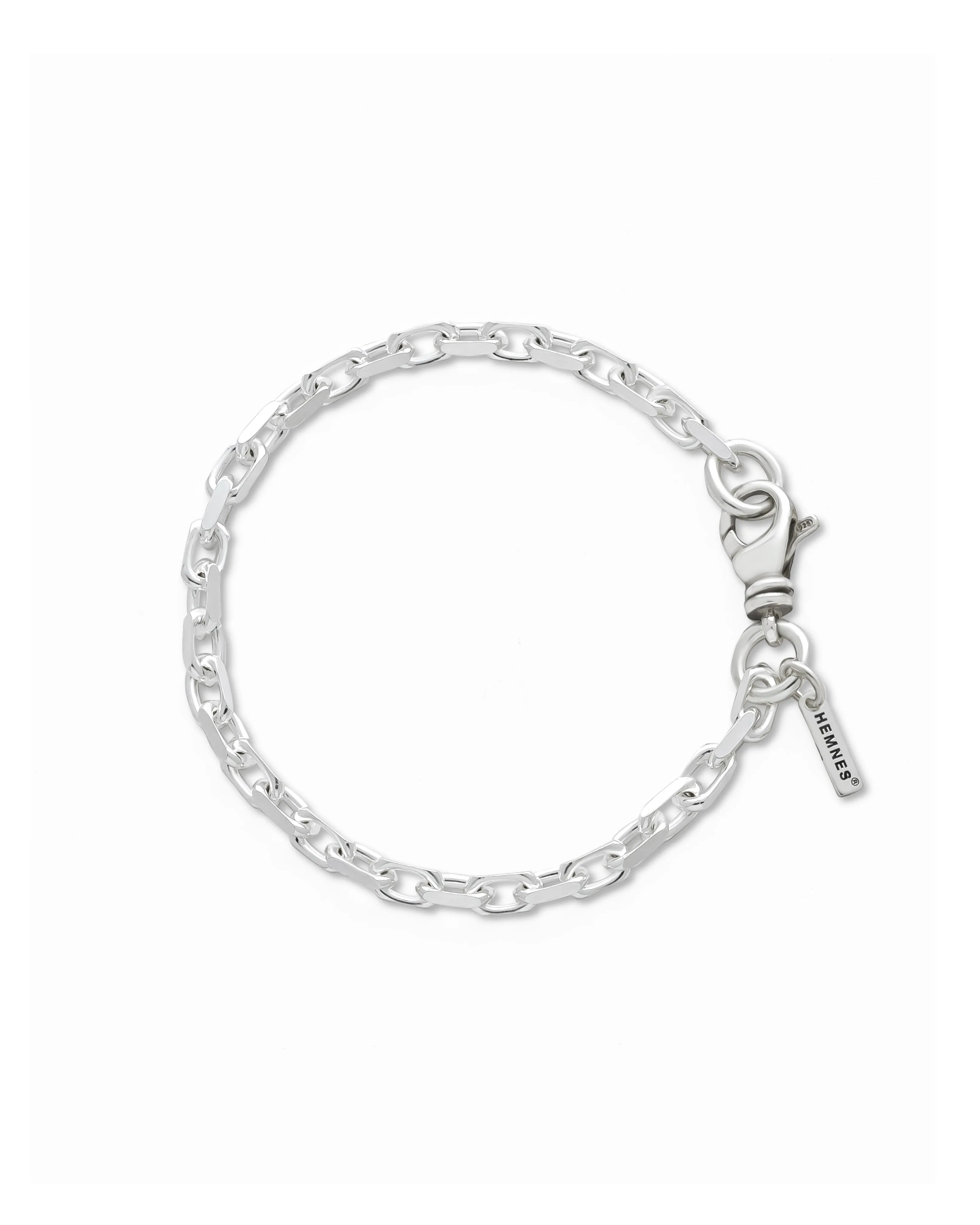 Diamond Cut Anchor Chain Bracelet [4.6mm]