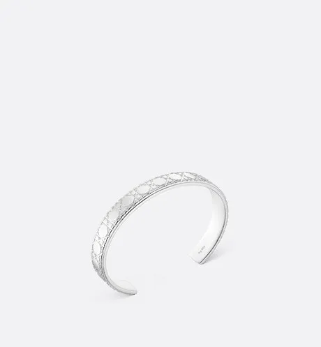 Dior Icons Cannage Bangle • Silver