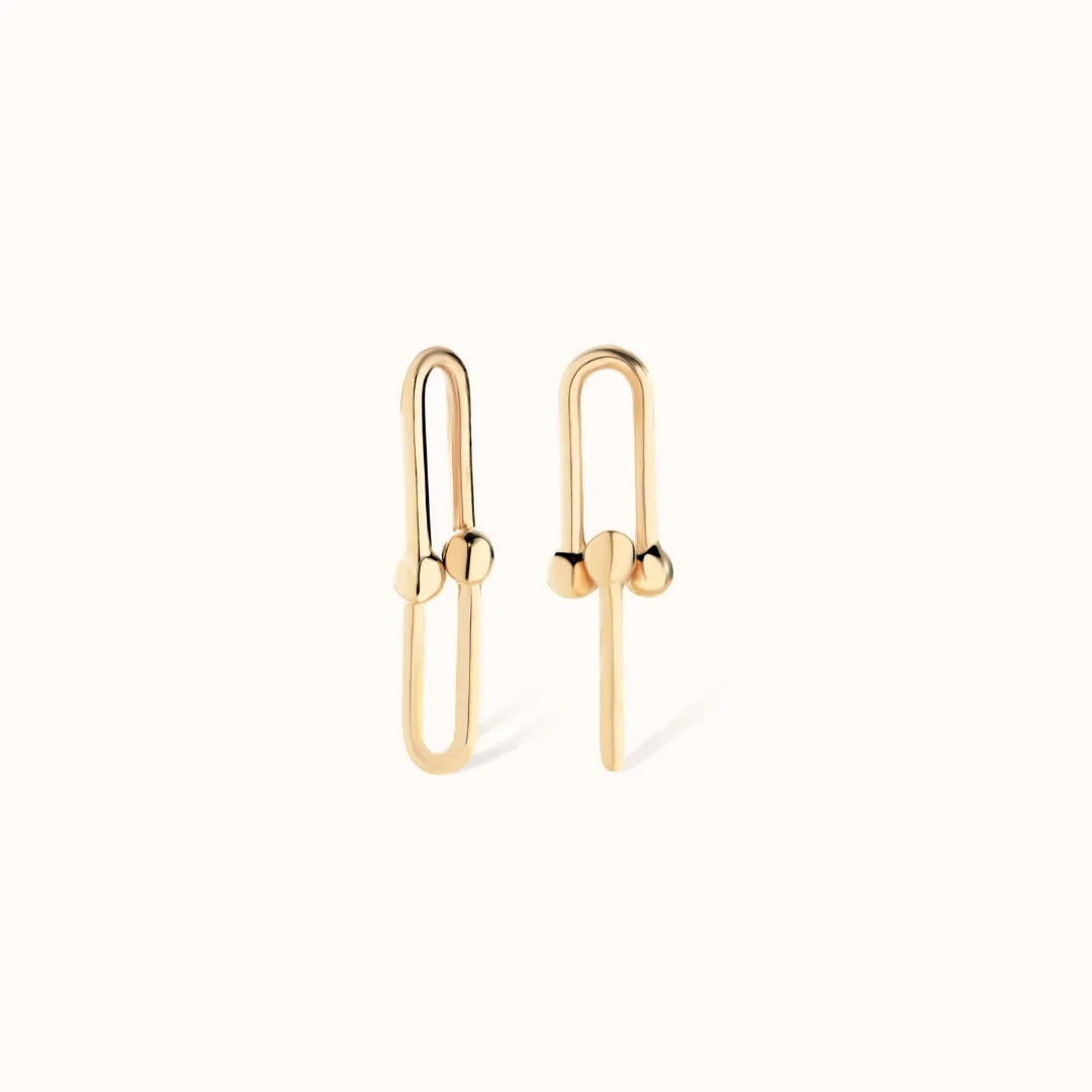 Drop Link Earrings
