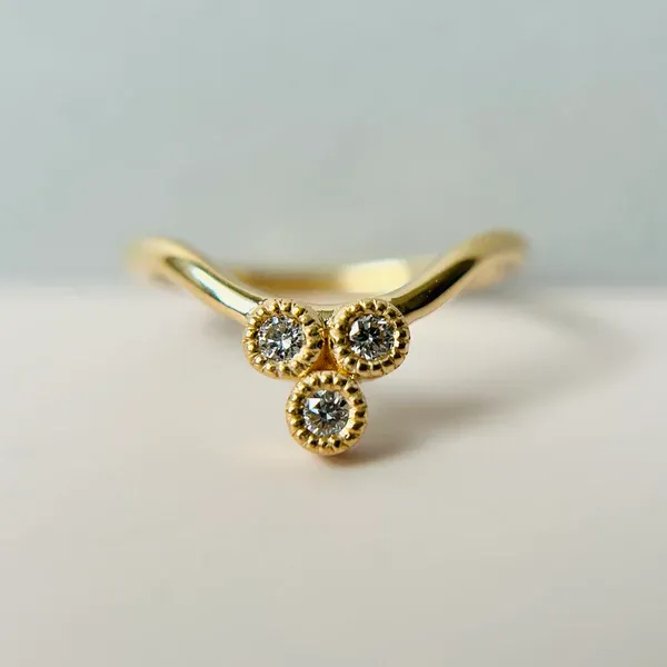 Ducet - Colourless Diamond Trio Contour Band