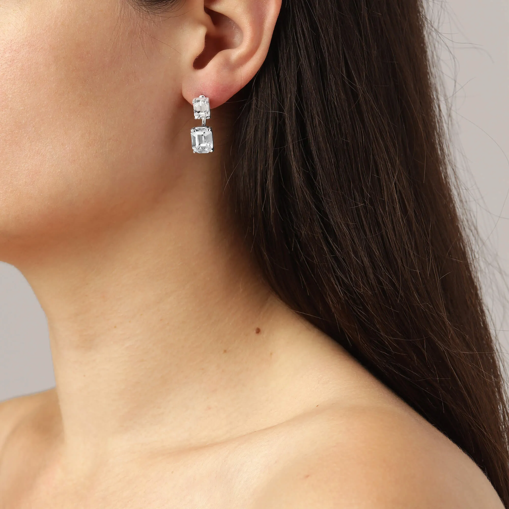 Dyrberg Kern Teti Silver Small Drop Earrings