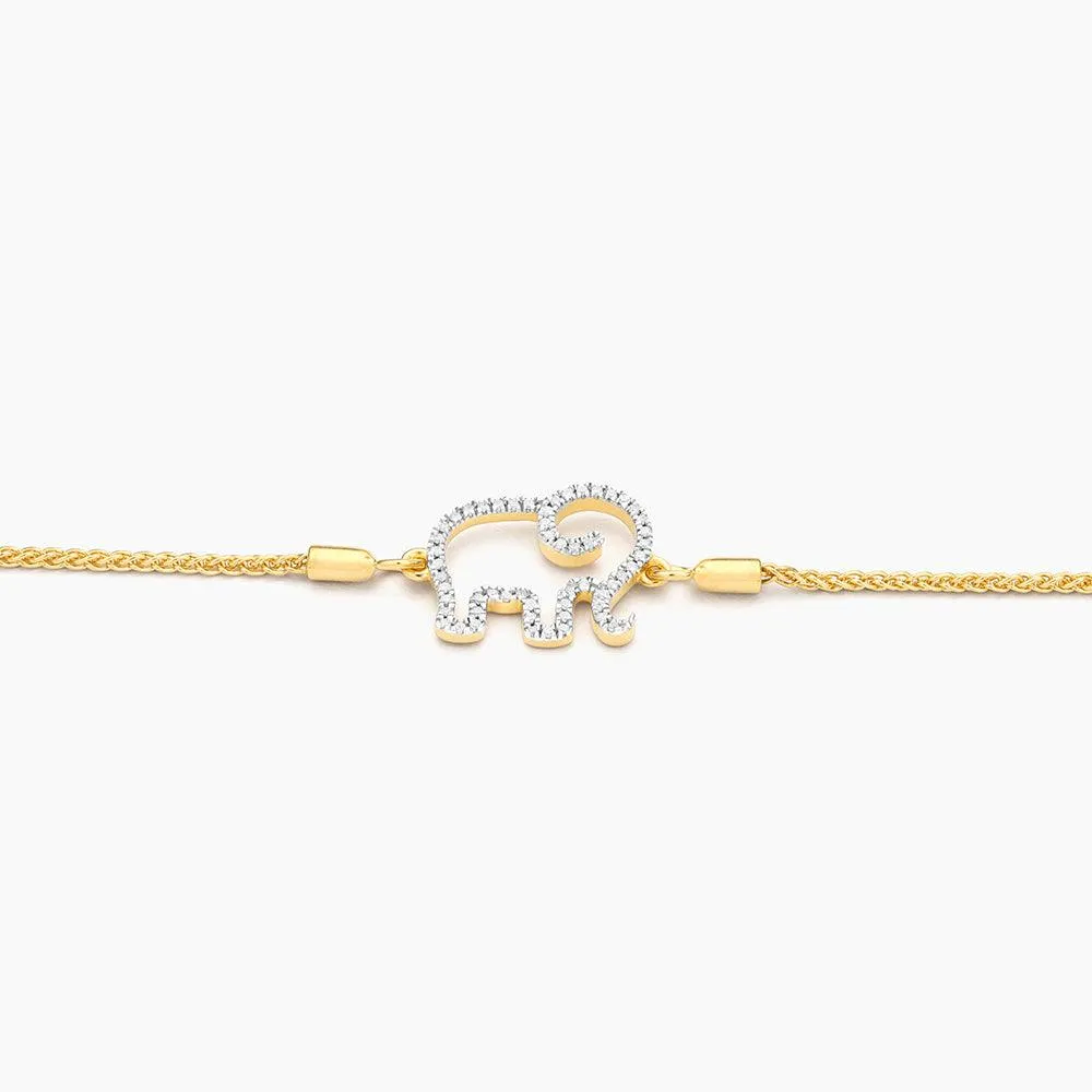 Elephant Mom Bolo Bracelet