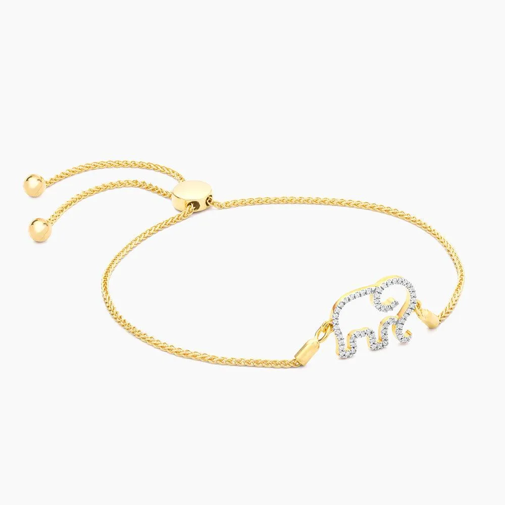 Elephant Mom Bolo Bracelet
