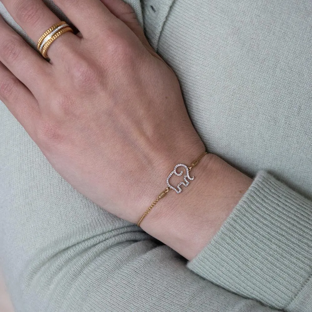 Elephant Mom Bolo Bracelet