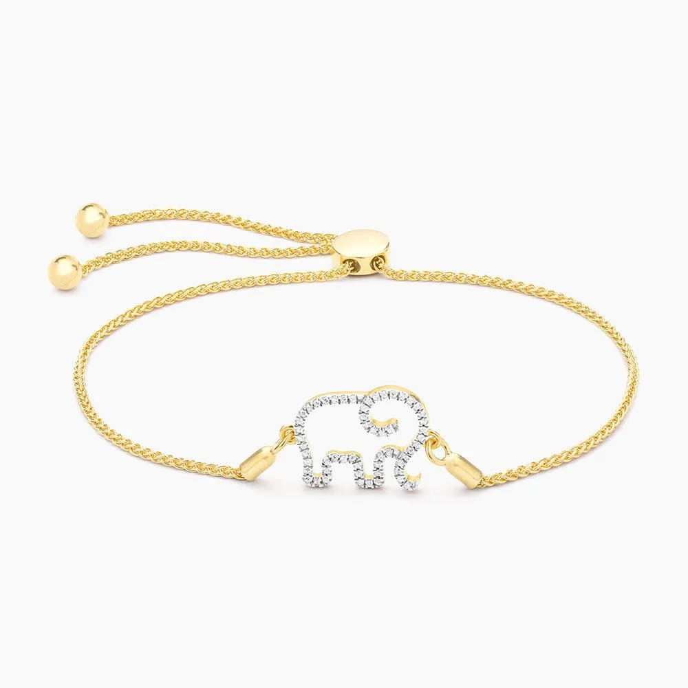 Elephant Mom Bolo Bracelet