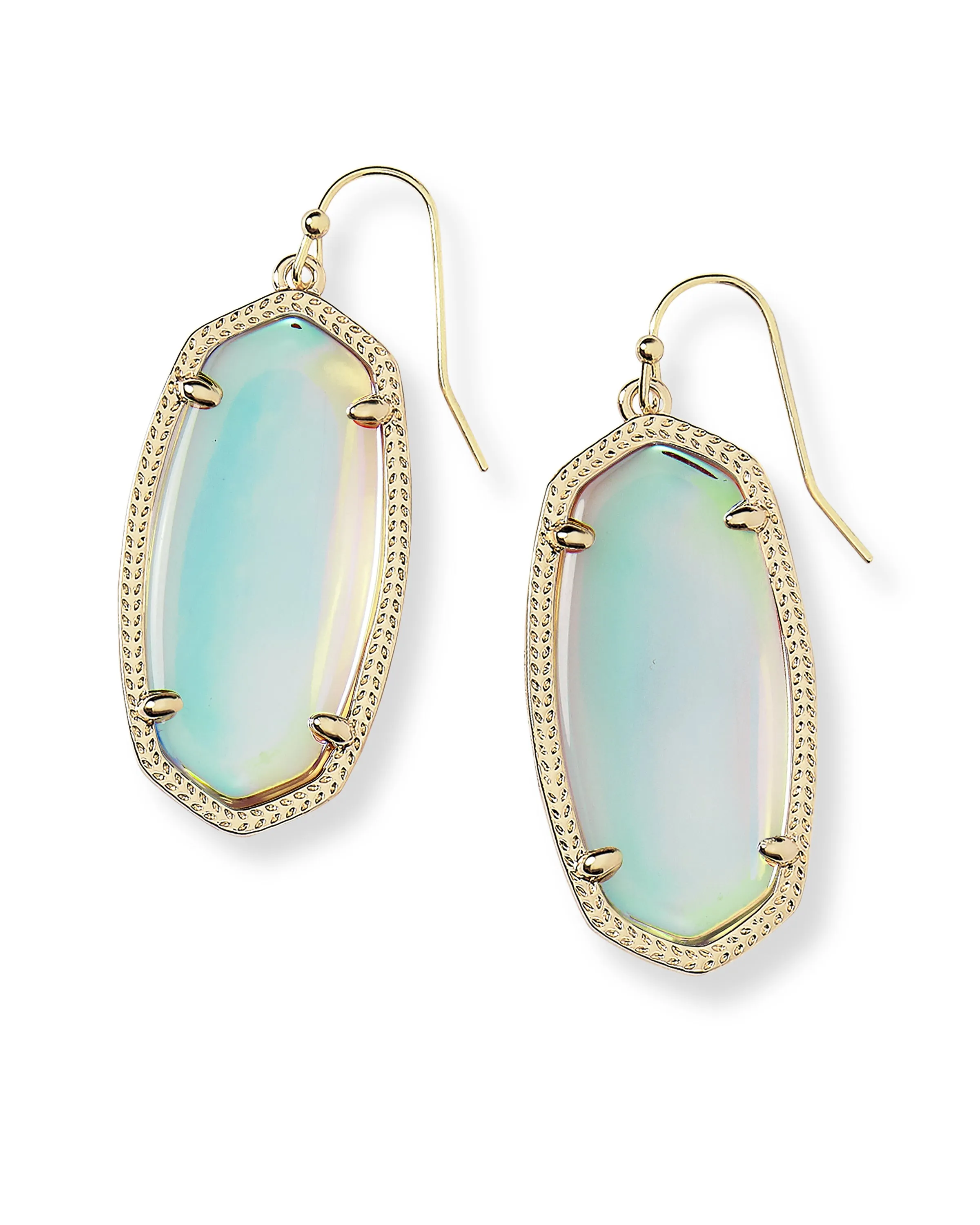 Elle Earring In Dichroic Glass