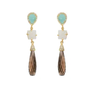 Elongated Teardrop Earrings