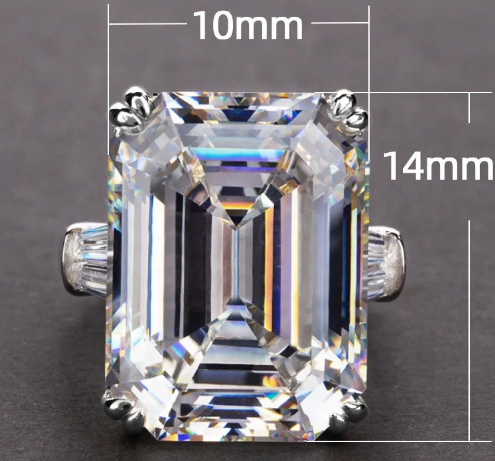 Emerald Ring | Pink Diamond Ring | Engagement Ring Diamond | Baguette Ring | Emerald Engagement Rings | Big Diamond Ring Womens | Big Carat