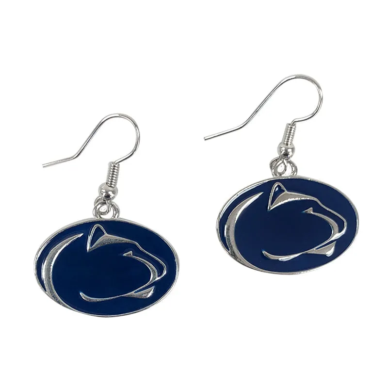 Enamel Lion Logo Earring
