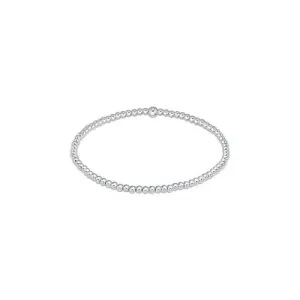 Enewton - Silver Sterling 2.5mm bead bracelet