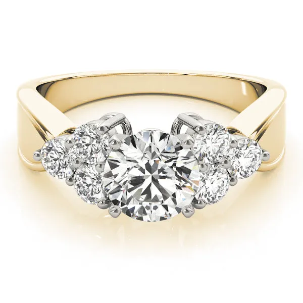 Engagement Rings Cluster Sides - TN81935