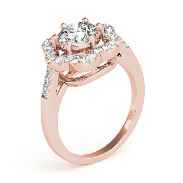 Engagement Rings Halo Round - TN83578