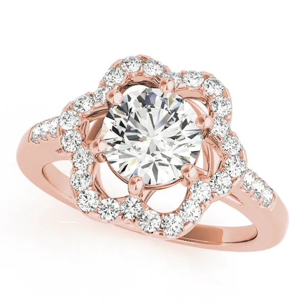 Engagement Rings Halo Round - TN83578